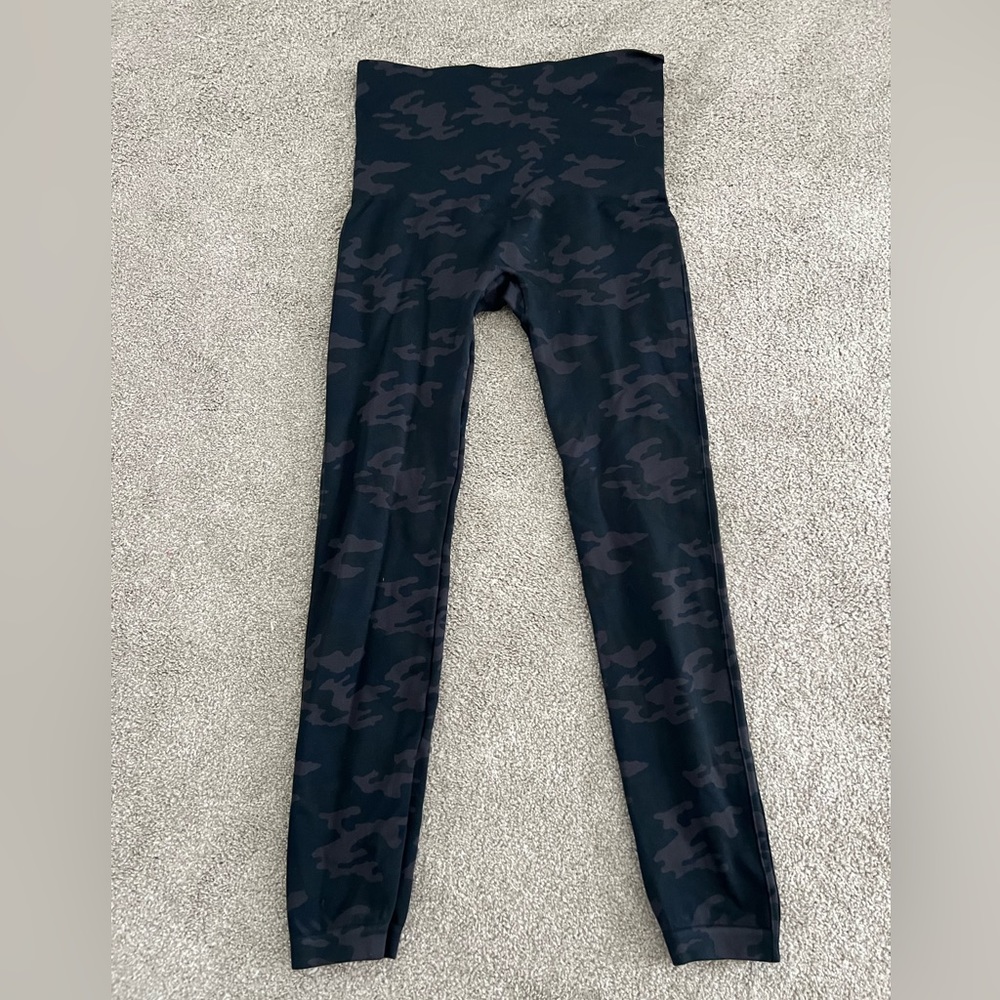 Spanx camo high-waist shaping leggings